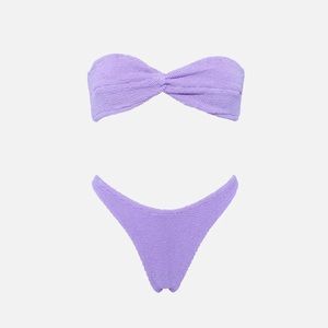 Hunza G Ariel Bikini Set in Lavender (Purple)